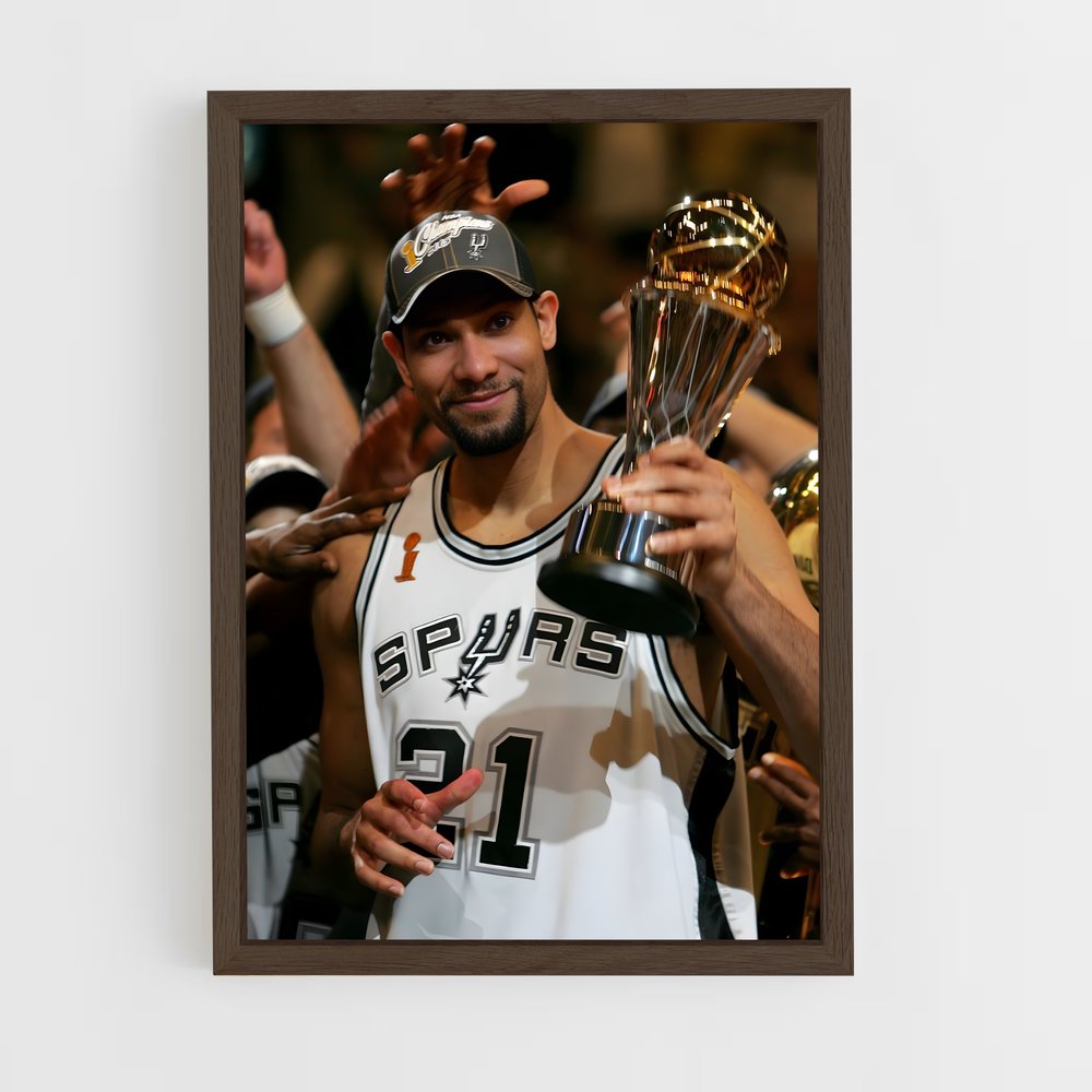 Poster Spurs Éternels – affiche Basketball (vue 5)